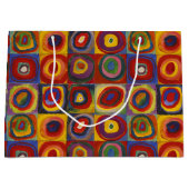 Farbstudie - Wassily Kandinsky Große Geschenktüte (Vorderseite)
