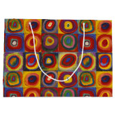 Farbstudie - Wassily Kandinsky Große Geschenktüte (Rückseite)