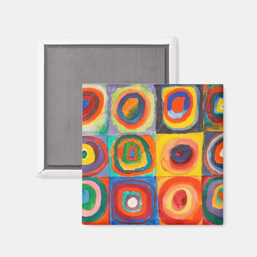 Farbstudie | Wassily Kandinsky Magnet (Vorderseite/Rückseite)