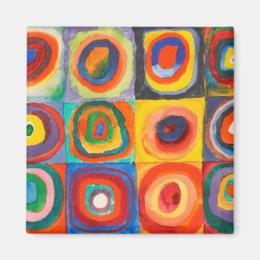 Farbstudie | Wassily Kandinsky Magnet (Vorne)