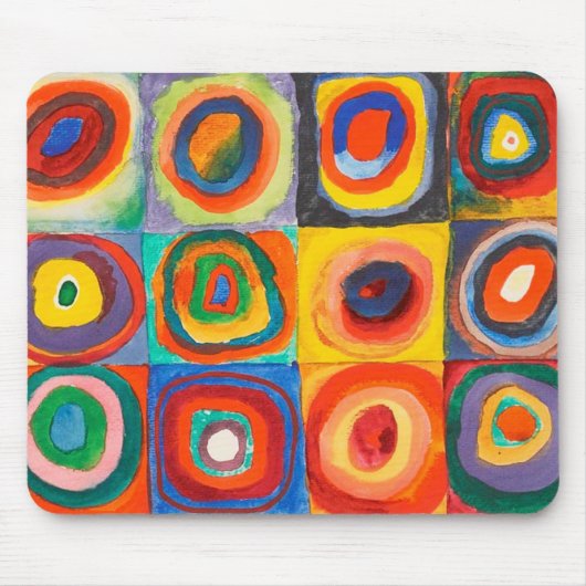 Farbstudie | Wassily Kandinsky Mousepad (Vorne)