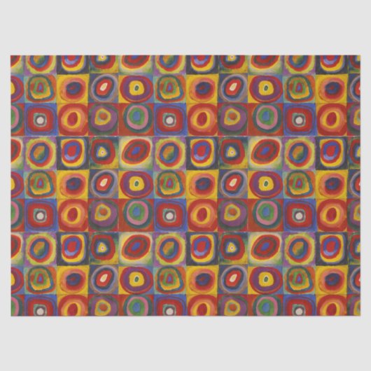 Farbstudie - Wassily Kandinsky Seidenpapier (Vorderseite)
