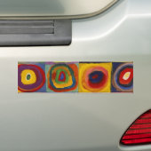 Farbstudie zu den Quadratzunden Autoaufkleber (Auf Auto)