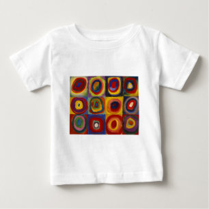 Farbstudie zu den Quadratzunden Baby T-shirt