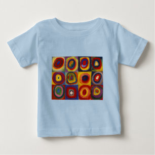 Farbstudie zu den Quadratzunden Baby T-shirt