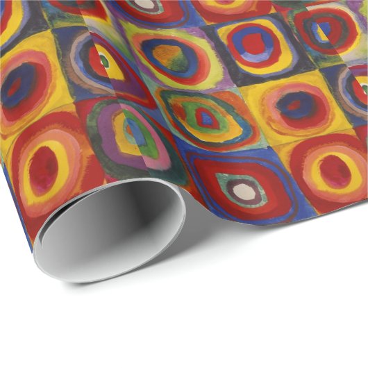 Farbstudie zu den Quadratzunden Geschenkpapier (Rolleneckpunkt)