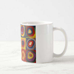 Farbstudie zu den Quadratzunden Kaffeetasse