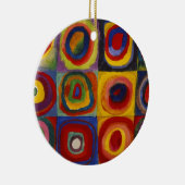 Farbstudie zu den Quadratzunden Keramik Ornament (Rechts)