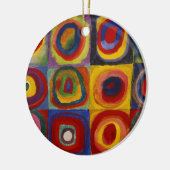 Farbstudie zu den Quadratzunden Keramik Ornament (Links)