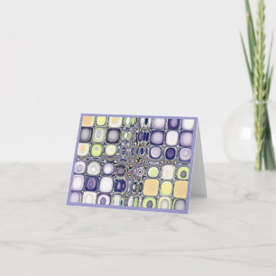 Farbstudien...Blue Agate Note Card Karte