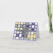 Farbstudien...Blue Agate Note Card Karte (Vorderseite)