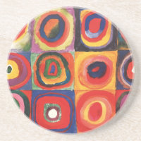 Farbstudien Quadrat - farbige Kunst