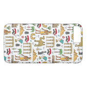 Farbsymbole von Ägypten-Muster Case-Mate iPhone Hülle (Rückseite (Horizontal))