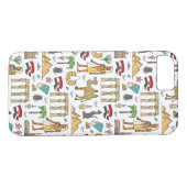 Farbsymbole von Ägypten-Muster Case-Mate iPhone Hülle (Rückseite (Horizontal))