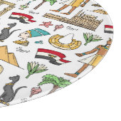 Farbsymbole von Ägypten-Muster Schneidebrett (Ecke)