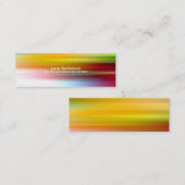 färbt dünne Visitenkarte (Vorne/Hinten)