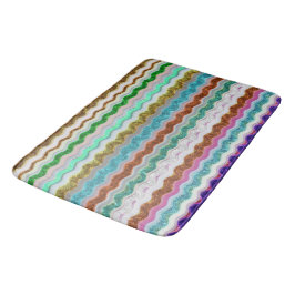 Färbt mit schmarotzerartigen Streifen Badematte