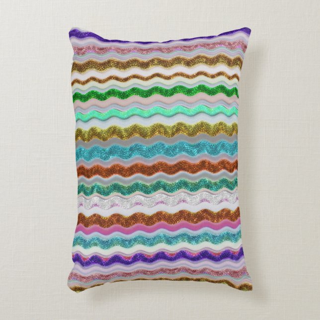 Färbt mit schmarotzerartigen Streifen Dekokissen (Vorderseite(Vertikal))