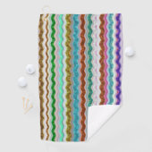 Färbt mit schmarotzerartigen Streifen Golfhandtuch (Insitu)