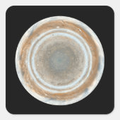 Farbtabelle des Jupiters Quadratischer Aufkleber (Vorderseite)