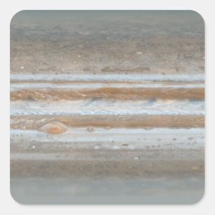 Farbtabelle für Jupiter 2 Quadratischer Aufkleber