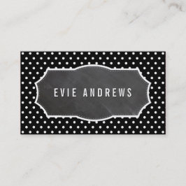 Farbtafel für die Farbtafel "Polka dot pattern" Visitenkarte