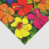 Farbtafel für Hibisken Seidenpapier (Ausschnitt)