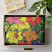 Farbtafel für Hibisken Seidenpapier (Geschenk)