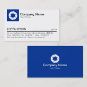 Farbtafel - Marine - Symbol für Weißes Licht Visitenkarte (Vorne/Hinten)