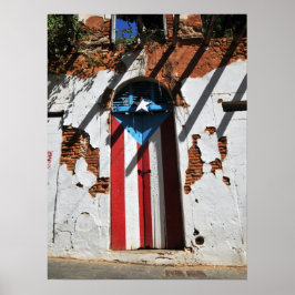 Farbtafel von Puerto rico Poster