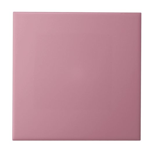 Farbtafel von Puffrosa Fliese (Vorderseite)