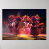 Farbtanz Poster (Vorne)