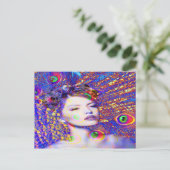 Farbtanz Postkarte (Stehend Vorderseite)