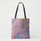 Farbtasche mit Wirbel Tasche (Vorderseite)