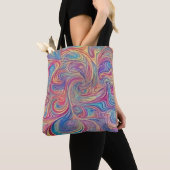 Farbtasche mit Wirbel Tasche (Von Nahem)