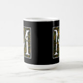 FarbTasse des Monogramm-M Kaffeetasse (Mittel)