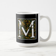 FarbTasse des Monogramm-M