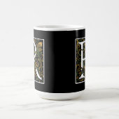 FarbTasse des Monogramm-R Kaffeetasse (Mittel)
