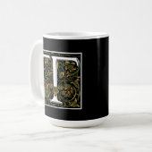 FarbTasse des Monogramm-T Kaffeetasse (Vorderseite Links)