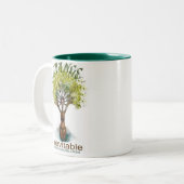 FarbTasse Zweifarbige Tasse (Vorderseite Links)