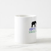 FarbTassen-kleines Logo des Knien-WFE Kaffeetasse (Mittel)