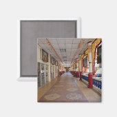Farbtempel – Symmetrische Architektur Magnet (Vorderseite/Rückseite)