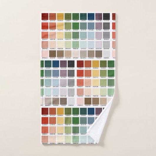 Farbtest Badhandtuch Set (Handtuch)