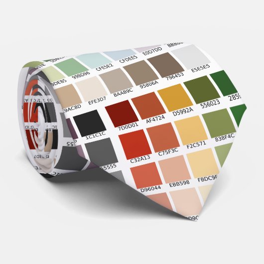 Farbtest Krawatte (Gerollt)