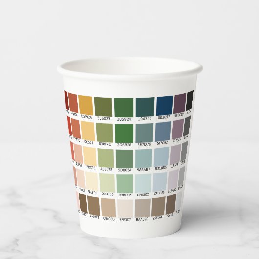 Farbtest Pappbecher (Rückseite)