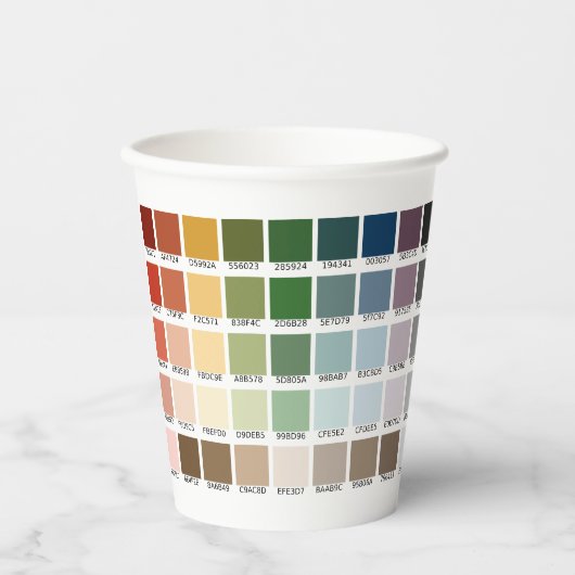 Farbtest Pappbecher (Vorderseite)