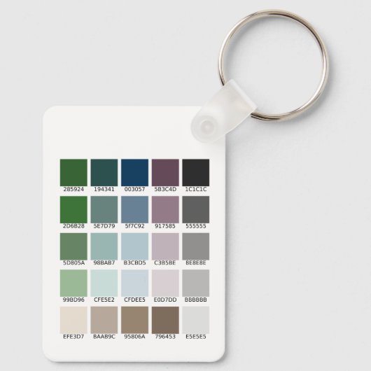 Farbtest Schlüsselanhänger (Rückseite)