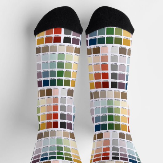 Farbtest Socken (Oben)