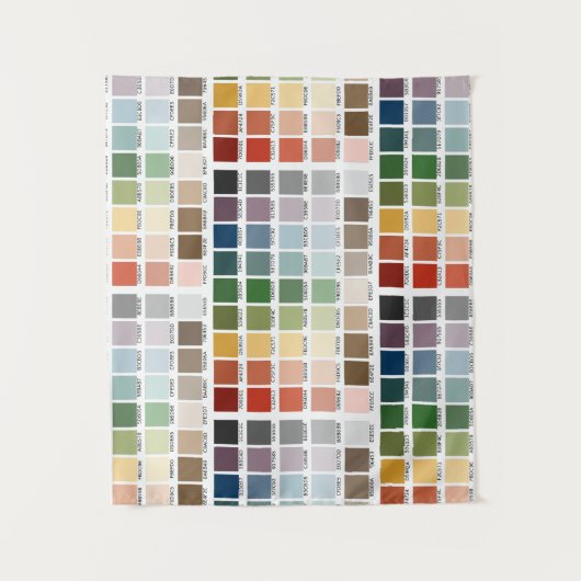 Farbtest Wandteppich (Vorderseite)