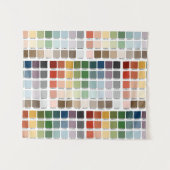 Farbtest Wandteppich (Vorderseite (Horizontal))